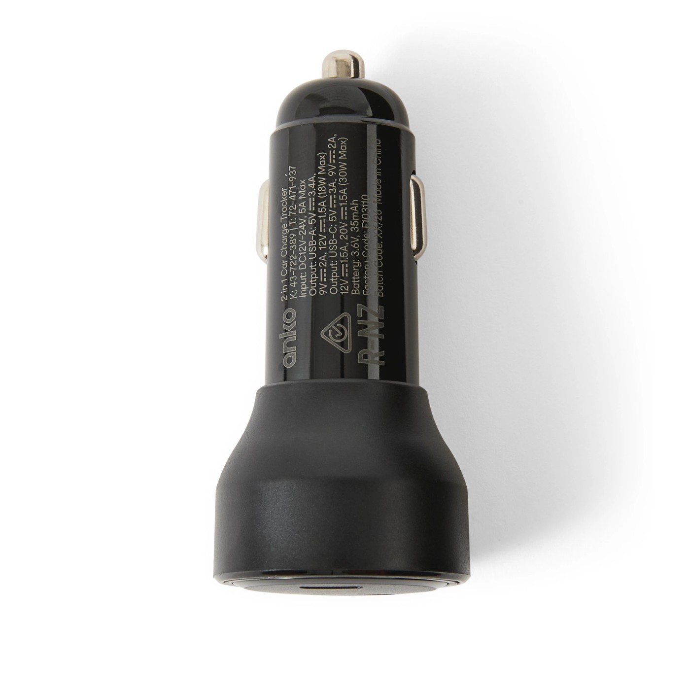 Anko 2-In-1 Car Charge Tracker 4 of 4