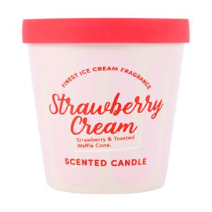 Strawberry Cream Ice Cream Candle - Anko