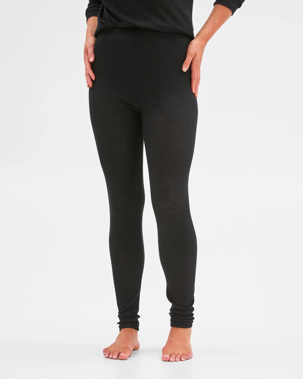 Merino Wool Blend Thermal Leggings 2 of 5
