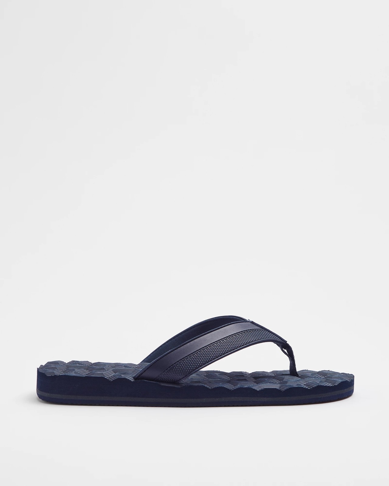 Mens Textured Footbed Thongs | Target Australia