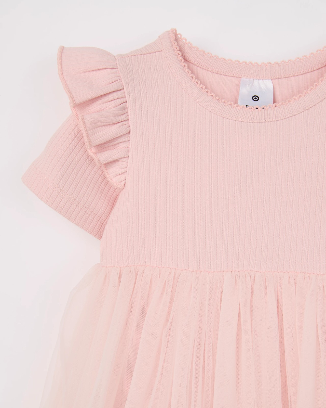 Baby Short Sleeve Tutu Bodysuit Dress 5 of 6