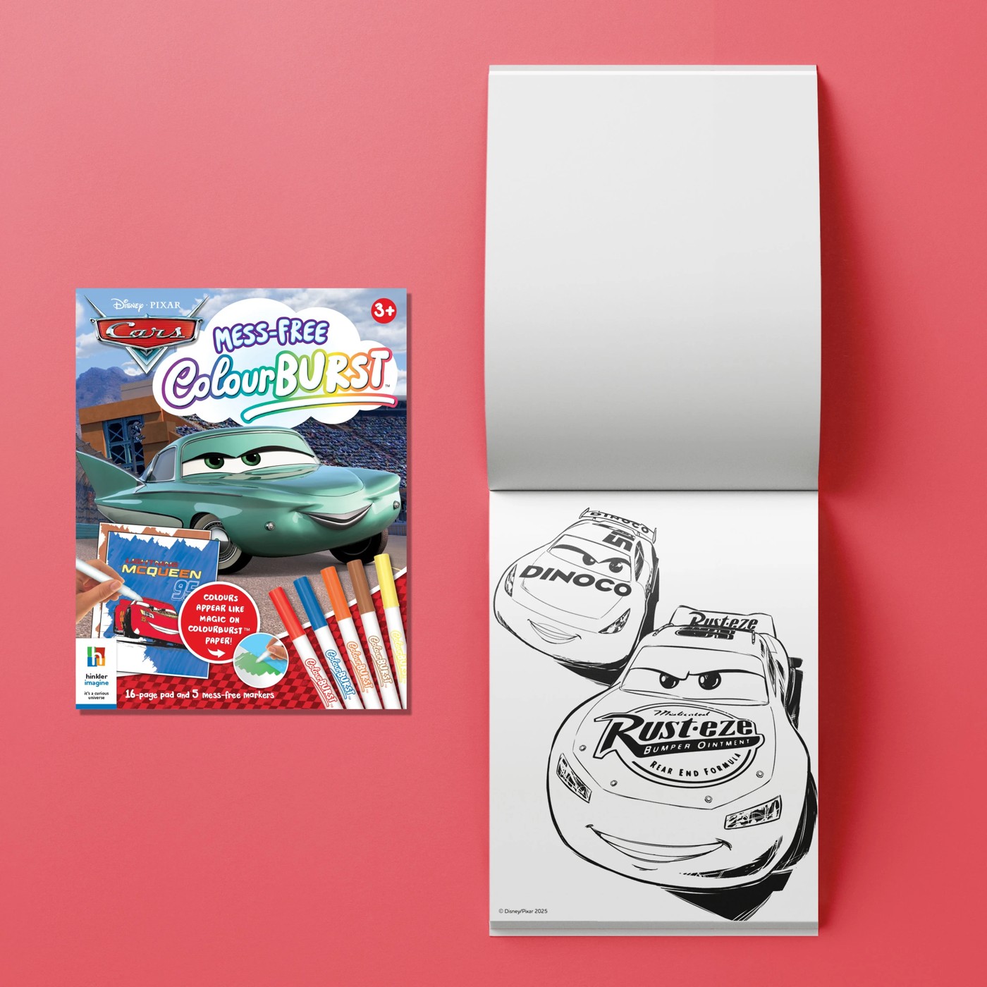 INKredibles Disney Pixar Cars Mess Free Activity Kit - Book 4 of 6