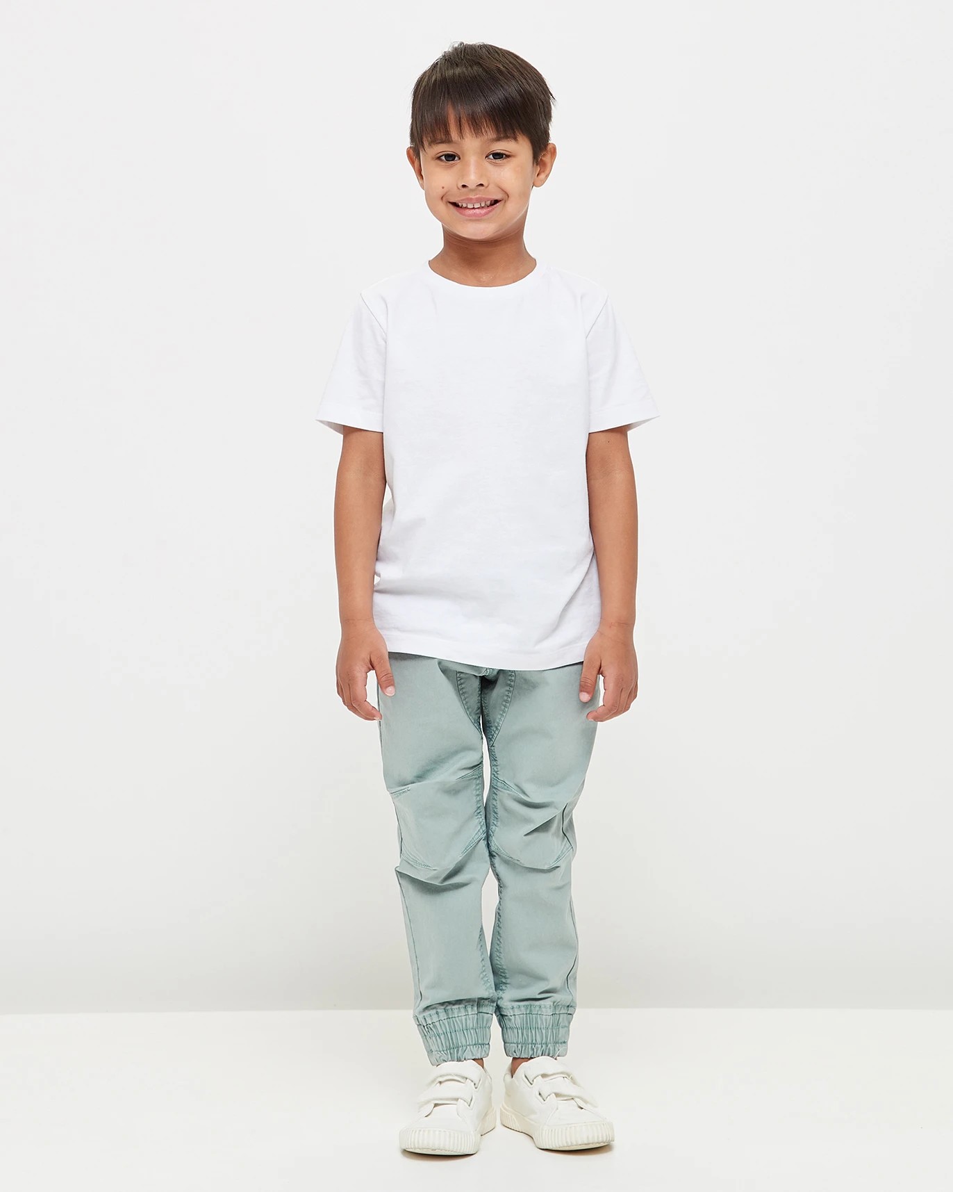 Pull On Cuffed Pants - Smoke Blue | Target Australia