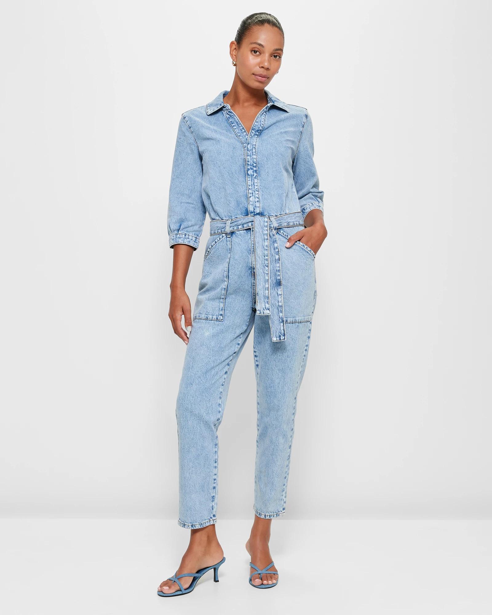 Denim boiler suit hotsell