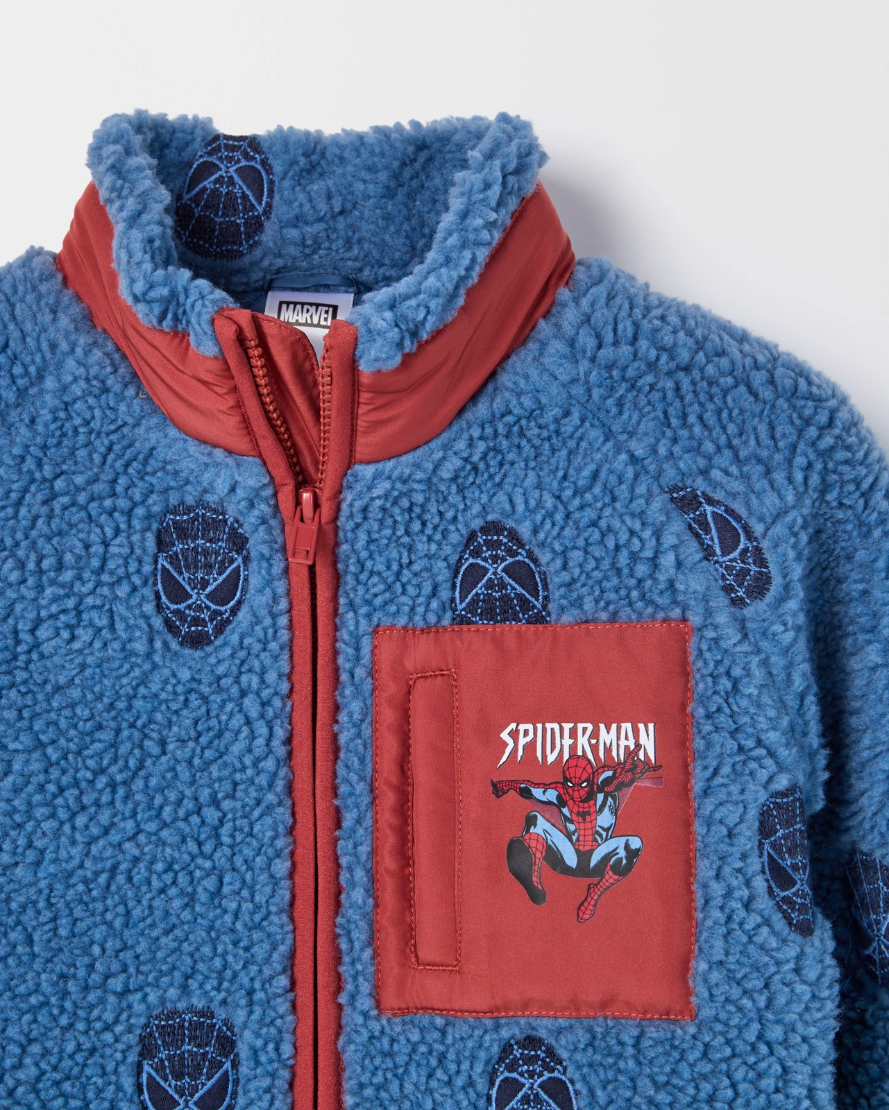 Marvel Spider-Man Sherpa Fleece Jacket 2 of 2