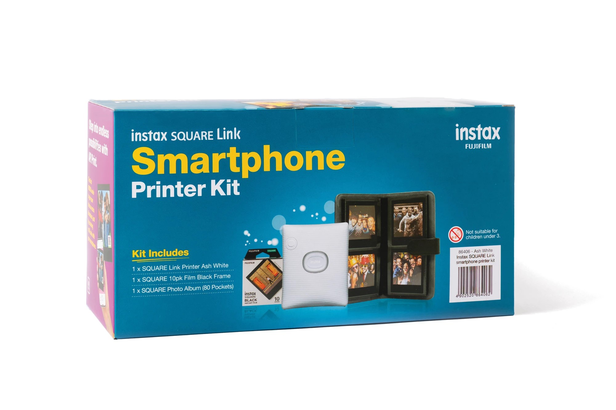 Instax Xmas 23 SQUARE Link Smartphone Printer White