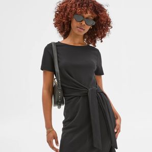 Petites Tie Side Mini Dress product image