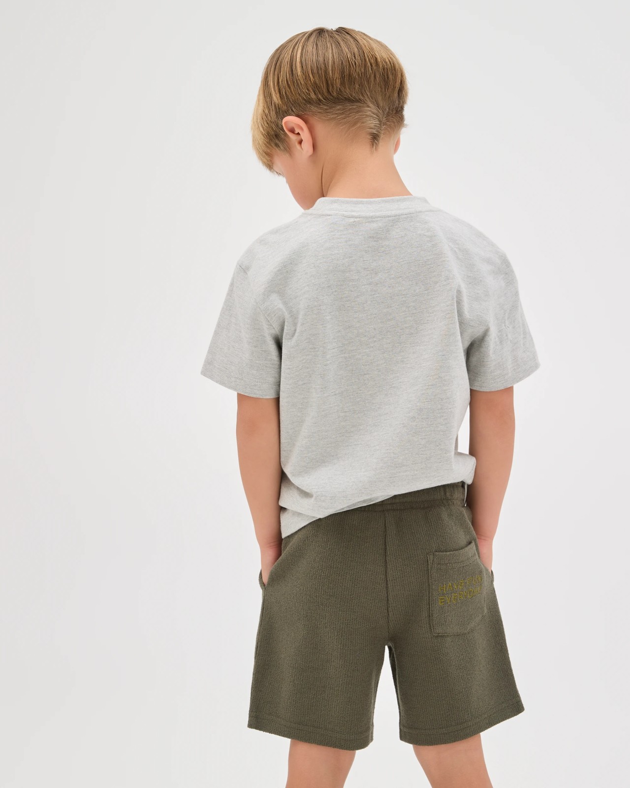 Textured Volley Shorts - Avocado 4 of 6