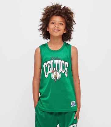Boston Celtics Basketball Mesh Jersey Tank