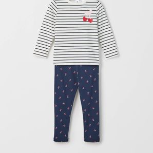 Australian Cotton Blend Younger Girls Knit Pyjama Set