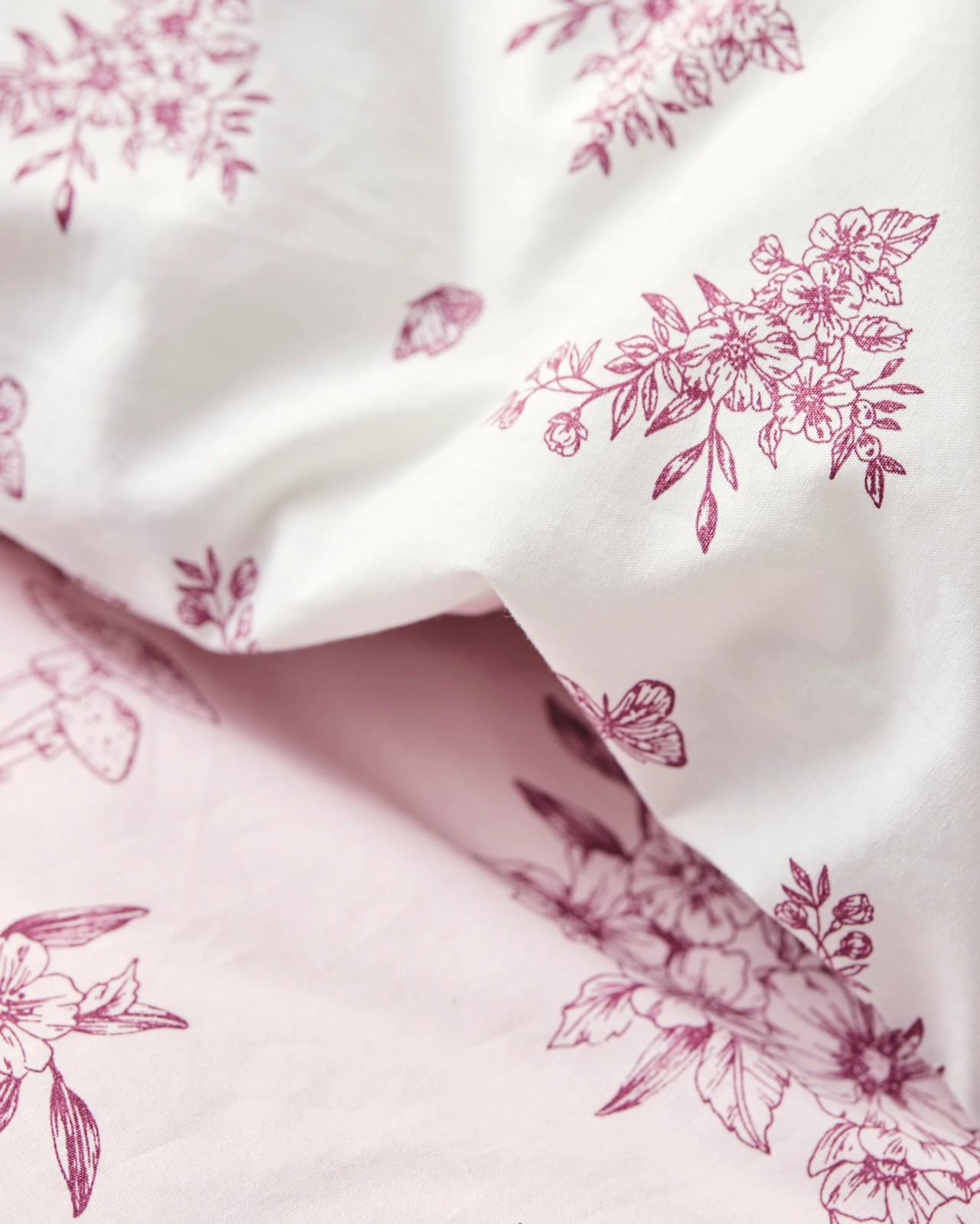 Holly Toile Australian Cotton Quilt Cover Set 5 of 5