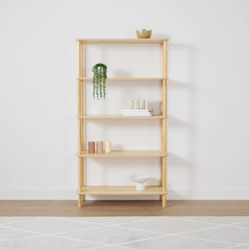 Tall Oak Bookshelf - Anko
