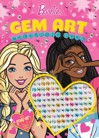 Barbie: Gem Art Colouring Book