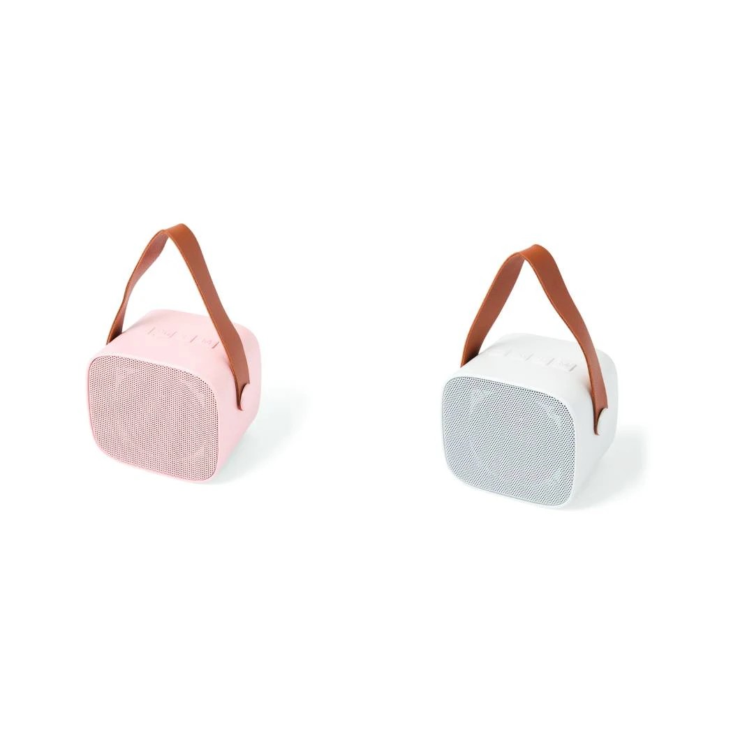 Anko Portable Mini Karaoke Speaker - White and Pink 3 of 5