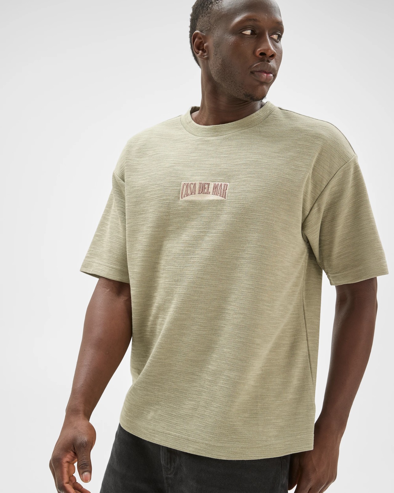 Commons Textured Graphic T-Shirt - Green Casa Del Mar 3 of 6