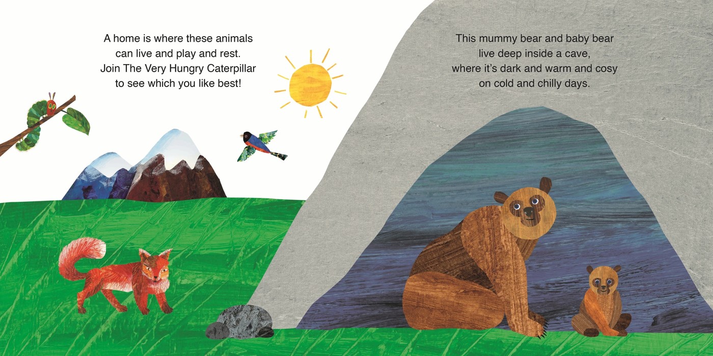 World of Eric Carle: Animal Homes with the Very Hungry Caterpillar by Eric Carle - A Press-Out-and-Play Book 2 of 4