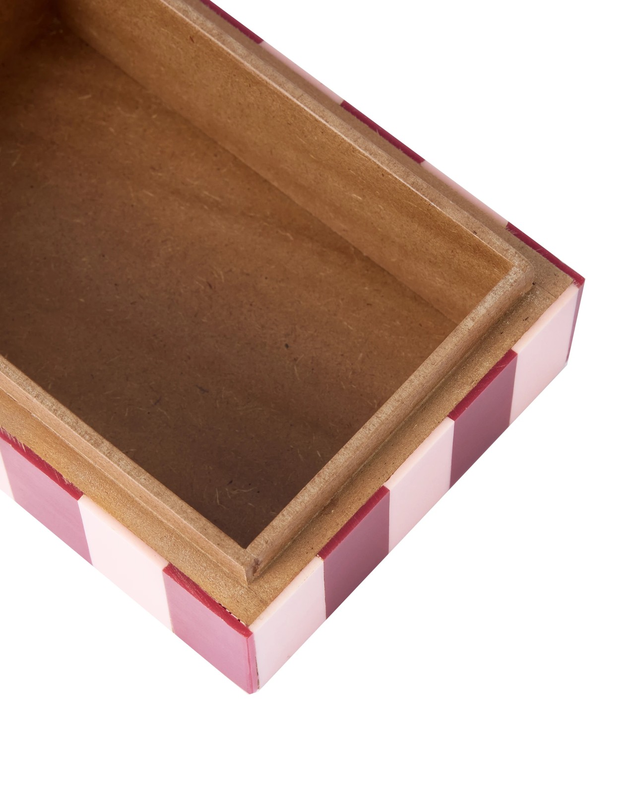 Anko Pink and Berry Stripe Decor Box 4 of 6