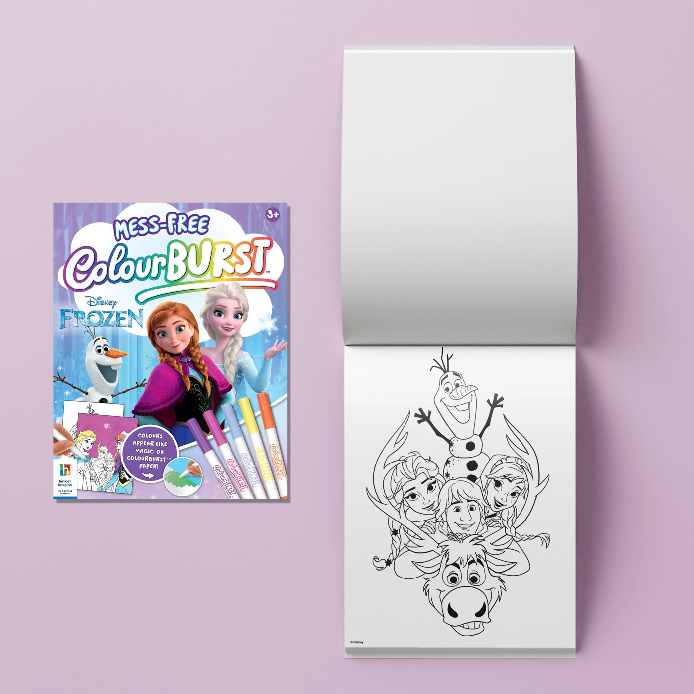 INKredibles Disney Frozen Mess-Free ColourBurst Colouring and Activity Kit 4 of 6