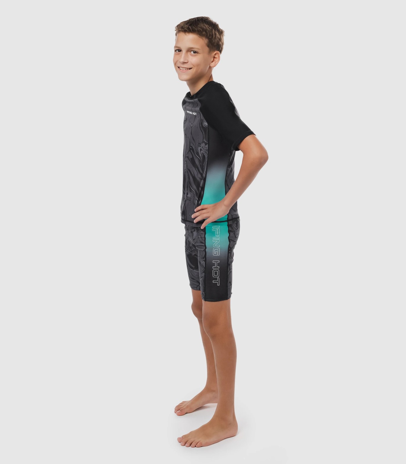 Piping Hot Short Sleeve Swim Rash Vest | Target Australia