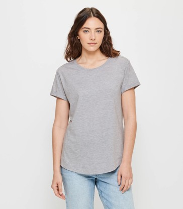 Cotton/Modal Relaxed Crew T-Shirt