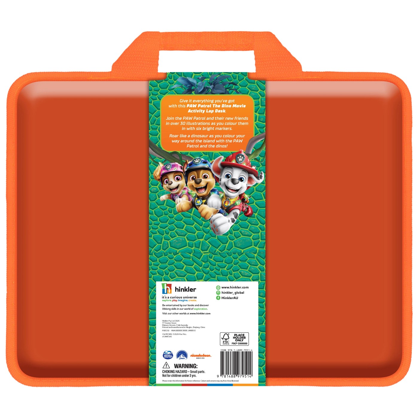 PAW Patrol the Dino Movie Activity Lap Desk - Book 2 of 5