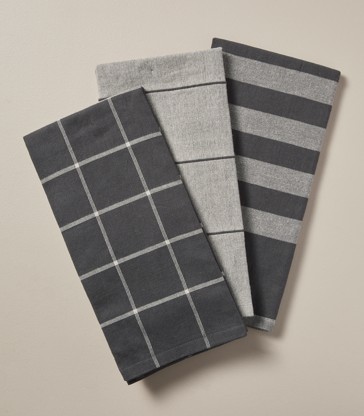 Absorbent Tea Towels, Ayden - 3 Pack