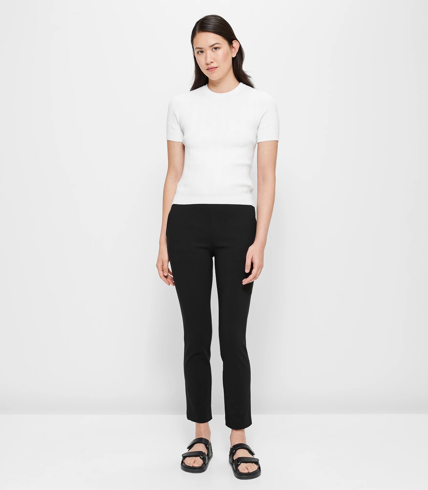 Carrie Skinny Ankle Length Bengaline Pants - Preview - Black | Target ...