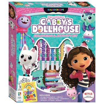 Kaleidoscope DreamWorks: Gabby's Dollhouse Colouring and Activity Kit - Book