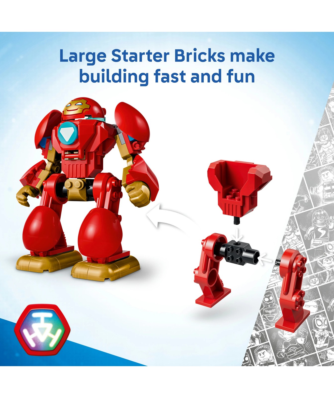 LEGO® Disney Junior Marvel Ultron vs. Iron Man 11209 3 of 6