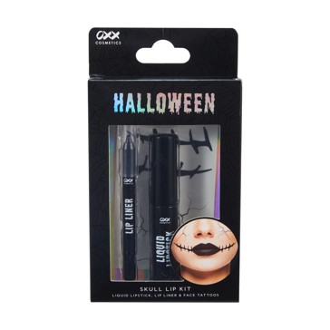3 Piece Halloween Skull Lip Kit - OXX Cosmetics