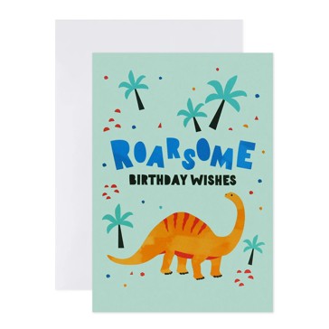 Connections from Hallmark Birthday Card - Dinosaurs