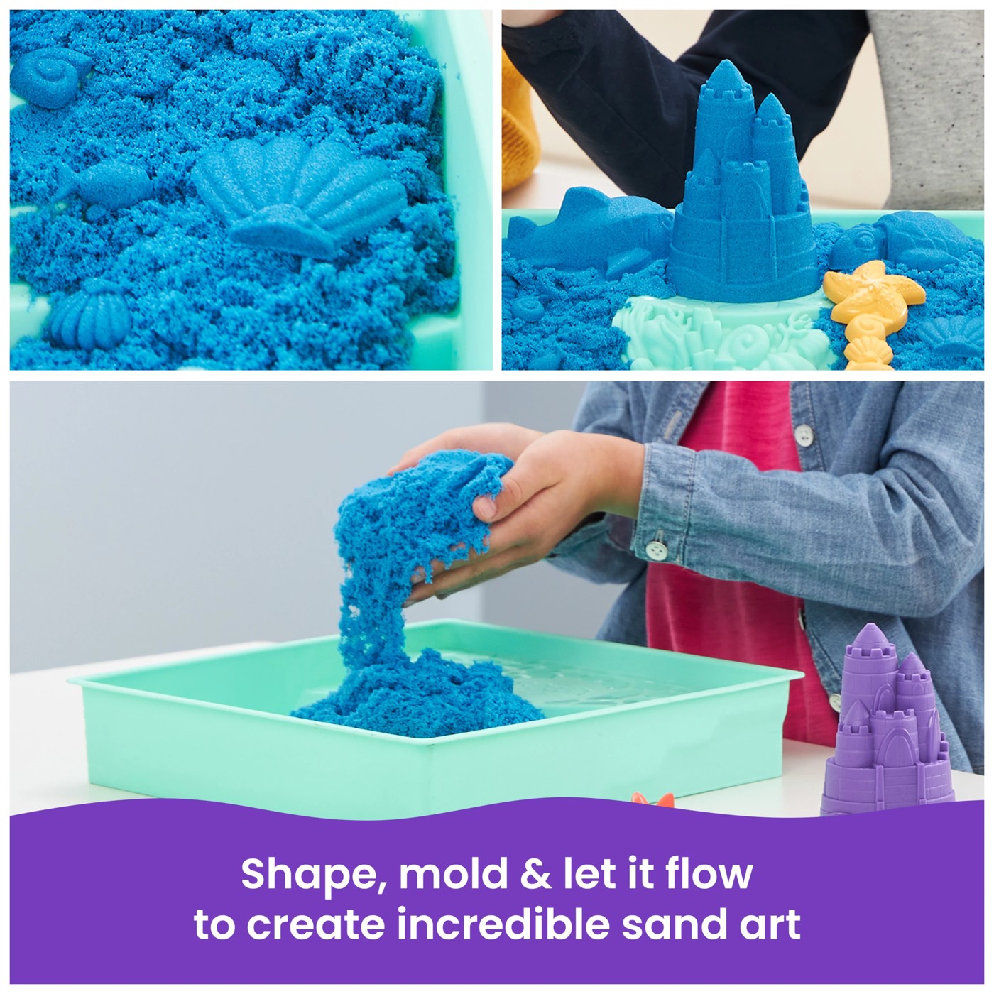 Kinetic Sand Sandbox Set 3 of 6
