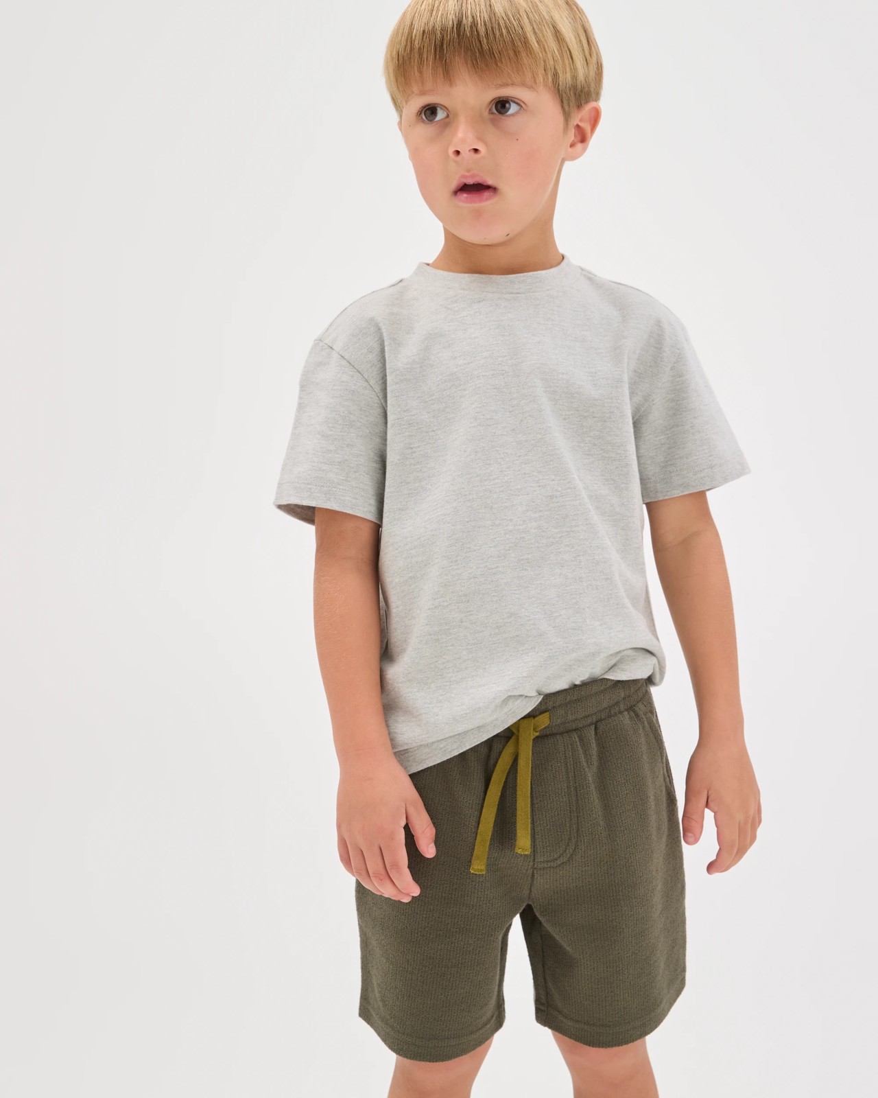 Textured Volley Shorts - Avocado 2 of 6