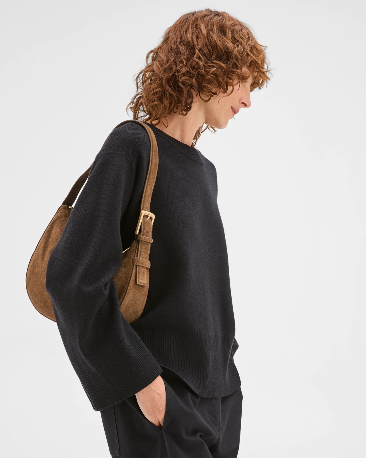 Clean Knit Crew Neck Sweater - Black 4 of 6