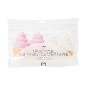 Pack Travel Containers, Ice Cream Shape - OXX Travel