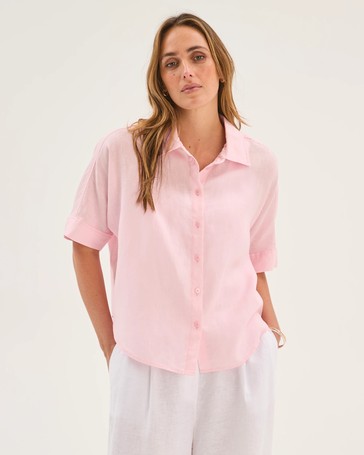 European Linen Short Sleeve Shirt