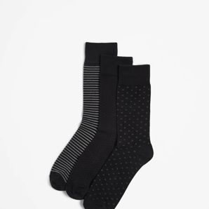 Australian Cotton Blend 3 Pack Business Crew Socks - Maxx