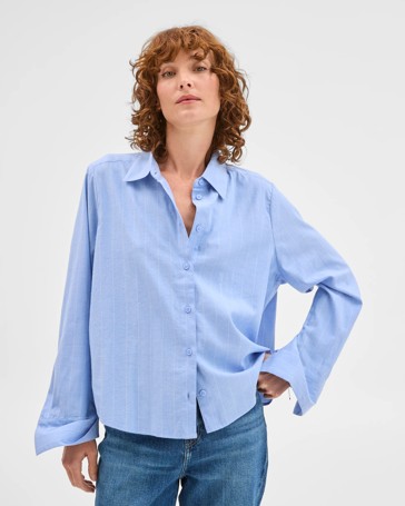 Long Sleeve Tie Back Shirt