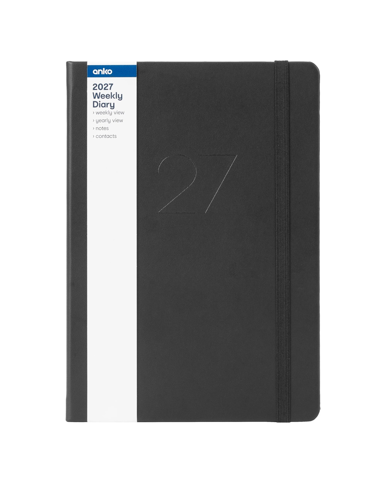 Anko 2027 Weekly Diary - Black 5 of 6