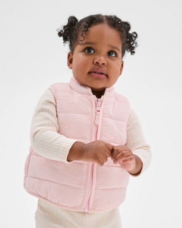 Baby Reversible Sherpa Puffer Vest