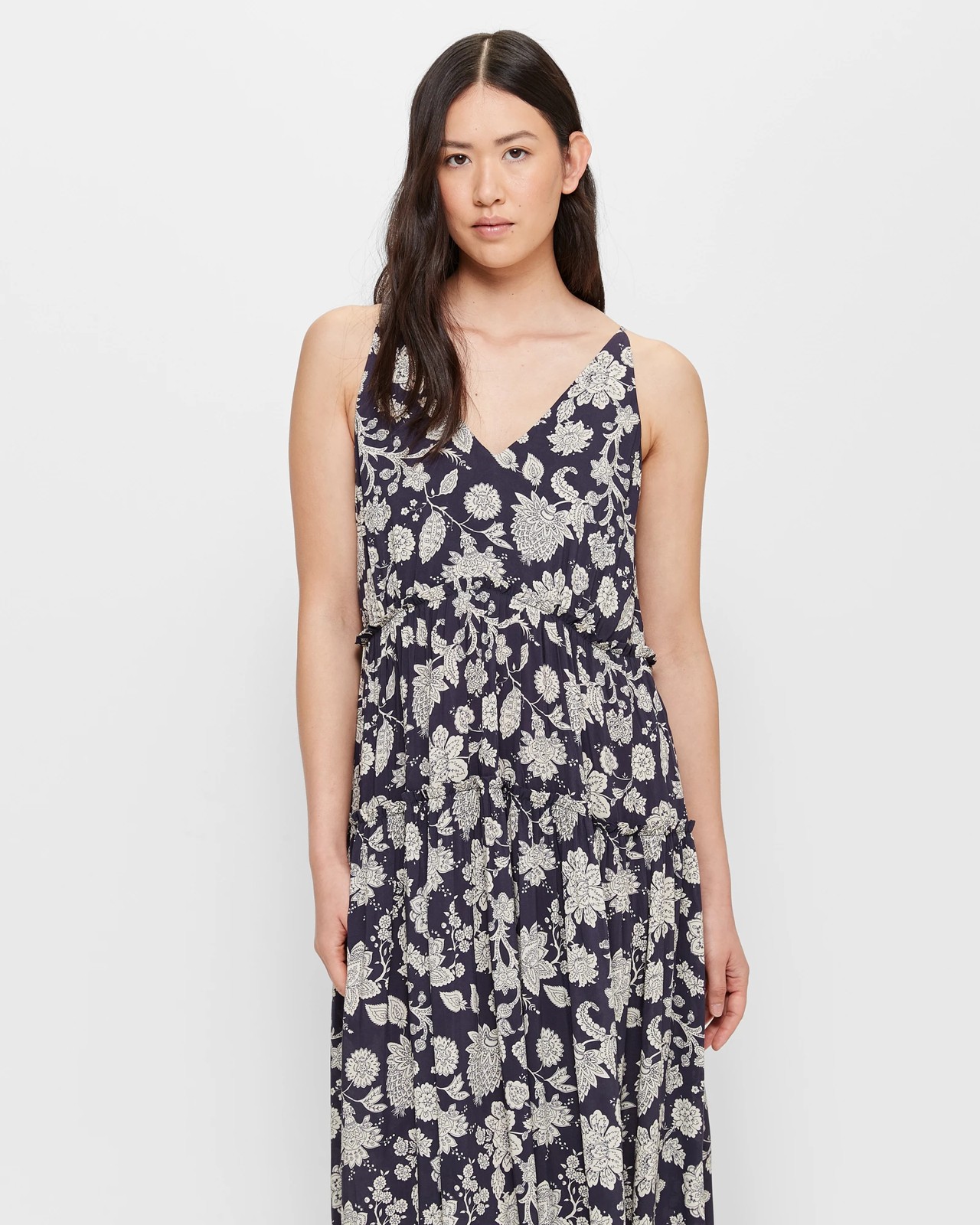 Sleeveless V-Neck Maxi Dress 2 of 5