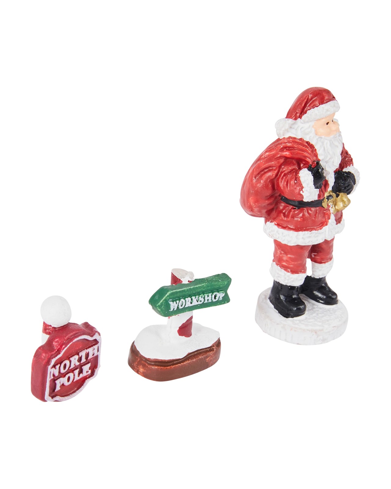 Anko Christmas Craft Resin Miniatures - Santa Claus and Gifts 4 of 4
