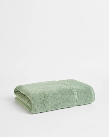 Luxury Egyptian Cotton Pile Bath Sheet - Sage