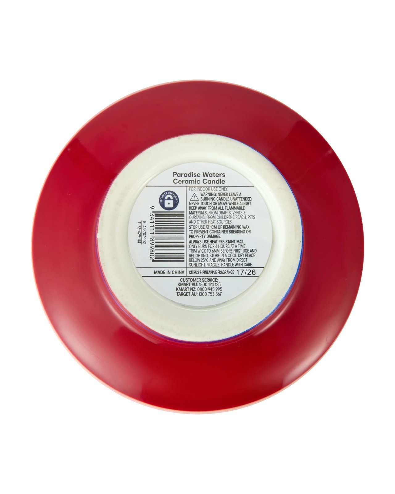 Anko Paradise Waters Ceramic Candle 6 of 6