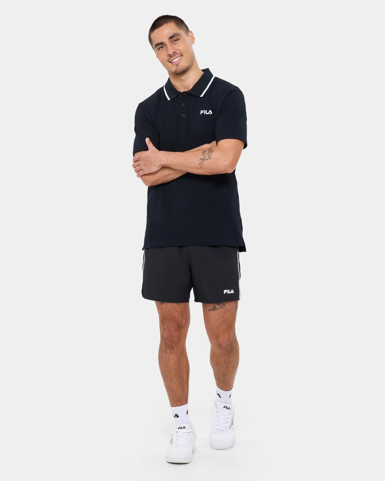 Fila Dante Polo Top - Black 2 of 6