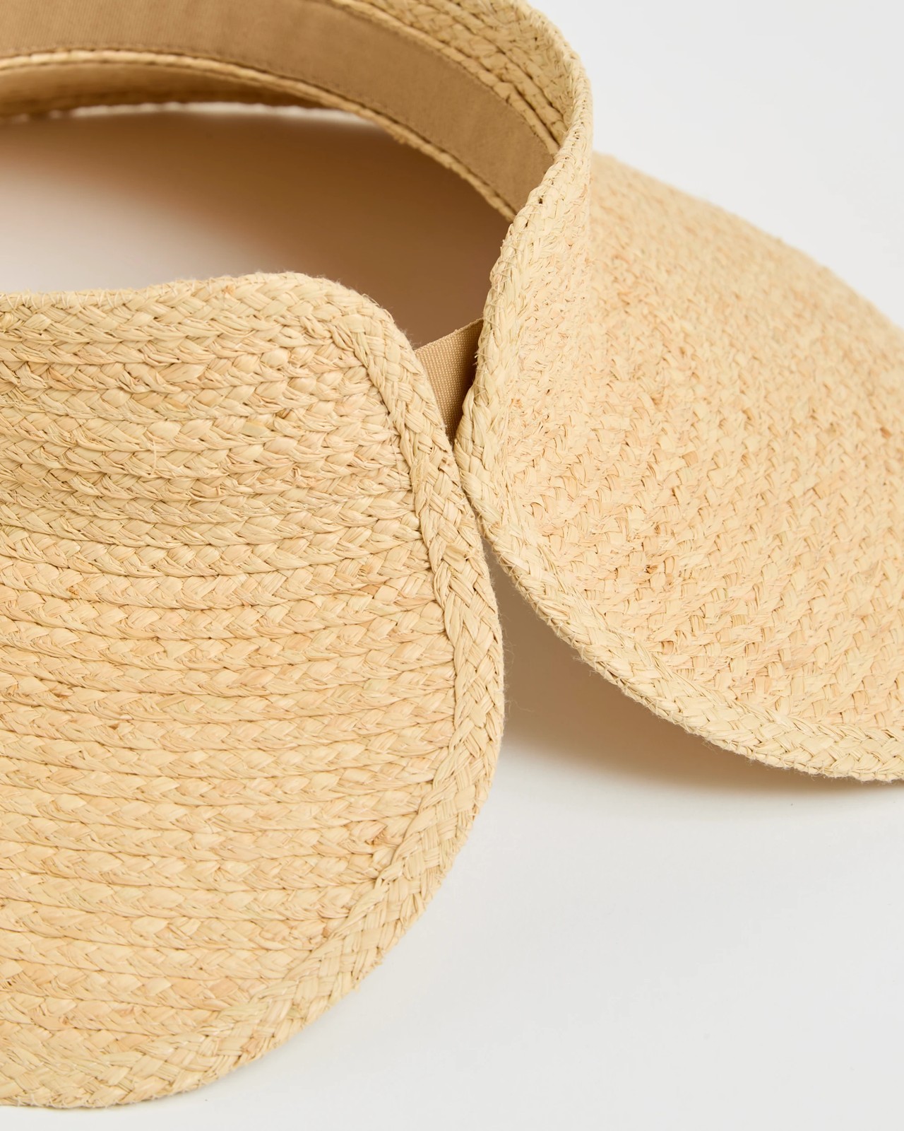 Packable Raffia Visor 2 of 2
