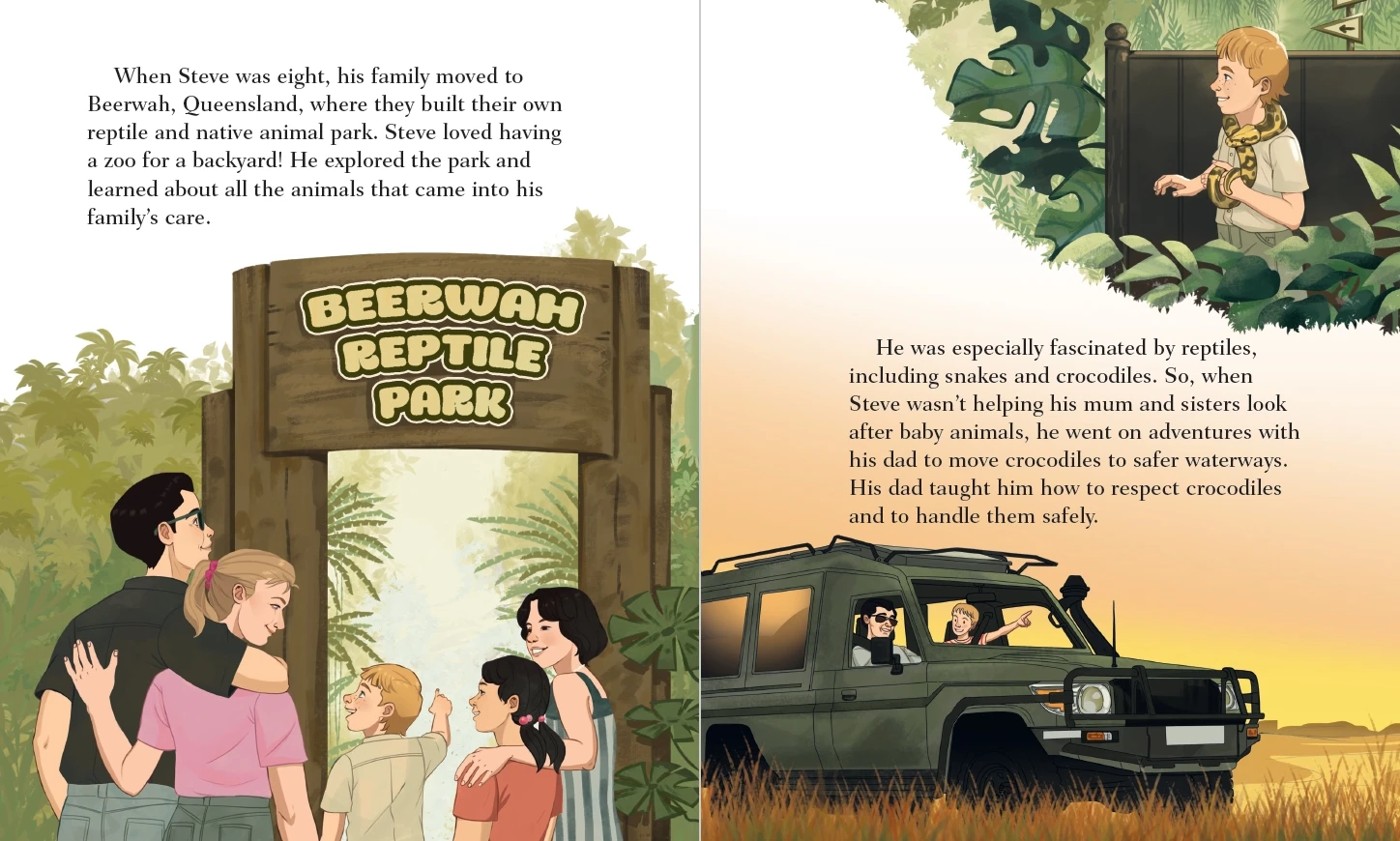 Steve Irwin: A Little Golden Book Biography by Sarah Mahoney - Book 2 of 3