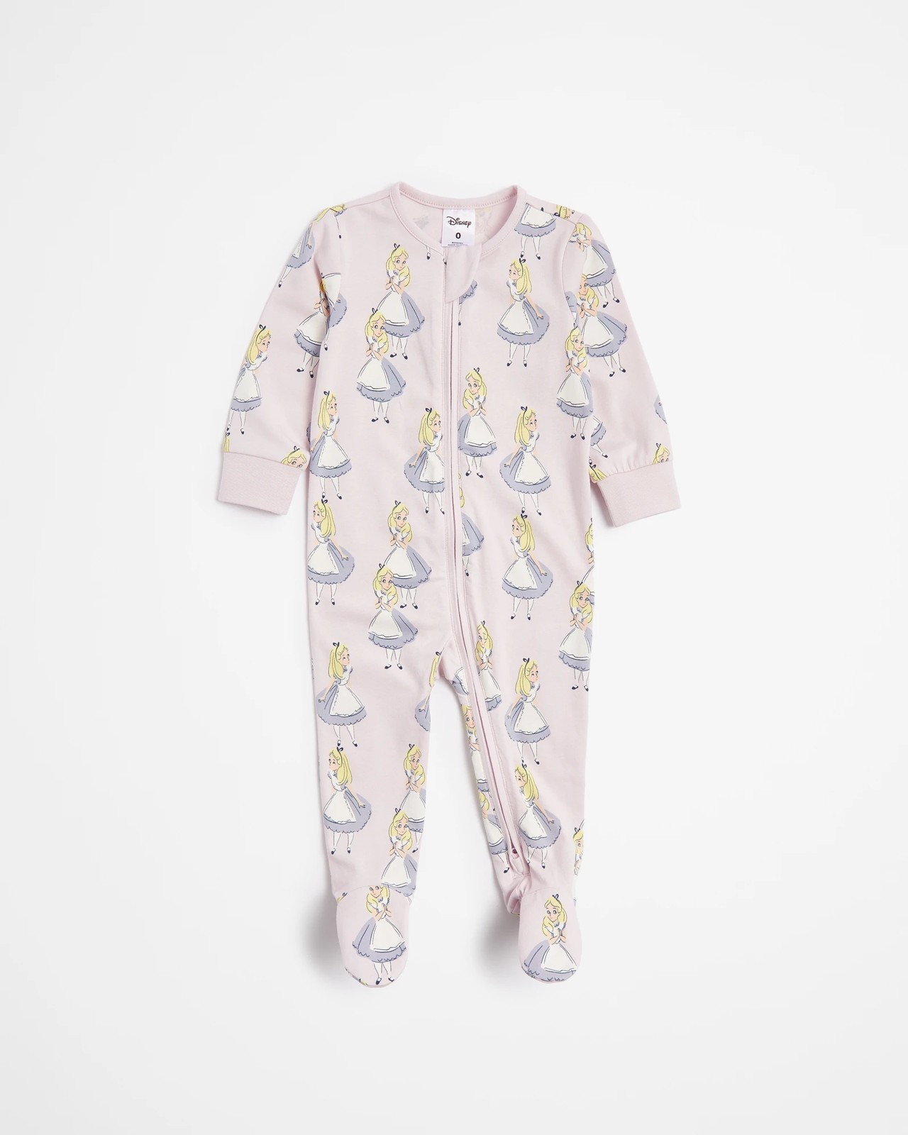 Baby Disney Alice In Wonderland Zip Coverall