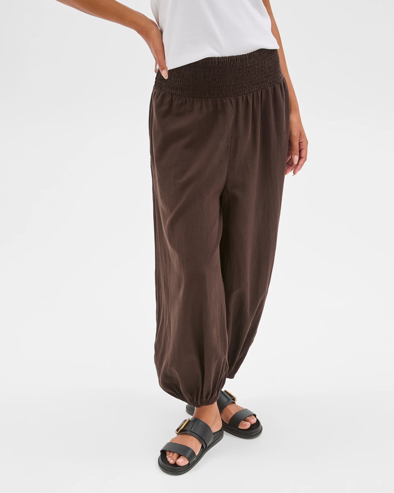 Resort Australian Cotton Blend Soft Harem Pants 5 of 5
