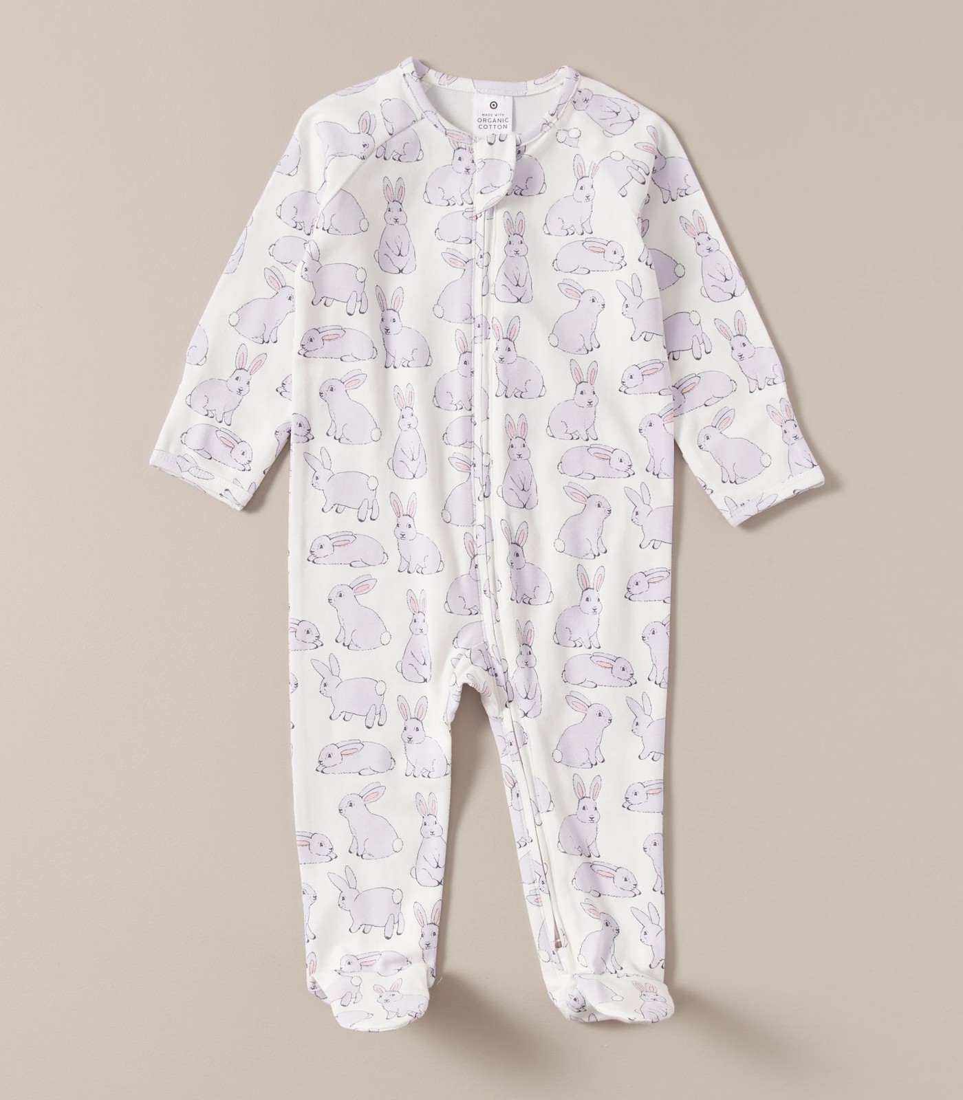 Baby Organic Cotton Print Zip Coverall 2 of 6
